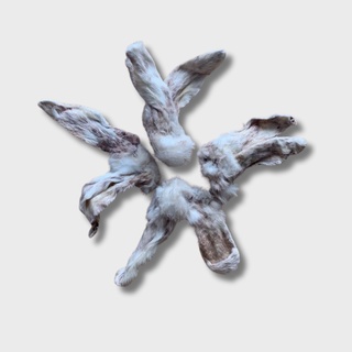 Уши кролика сушёные с шерстью (пара)