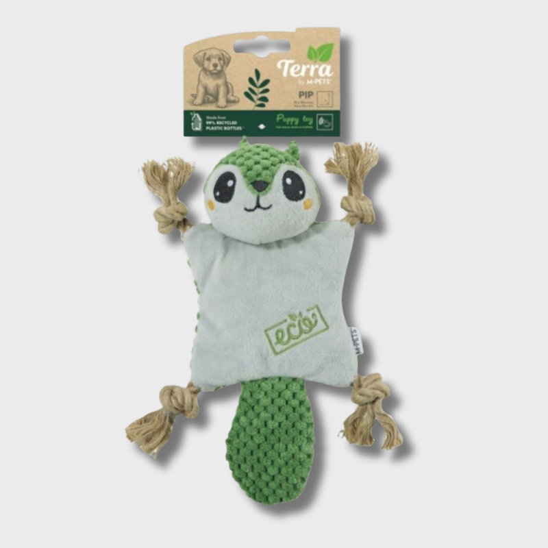 Мягкая игрушка для щенков TERRA PIP, белка-летяга