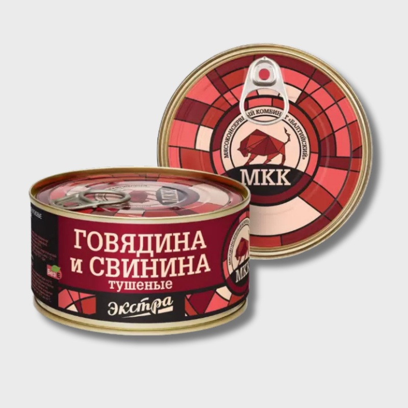 Говядина и свинина тушеная экстра МКК 325г