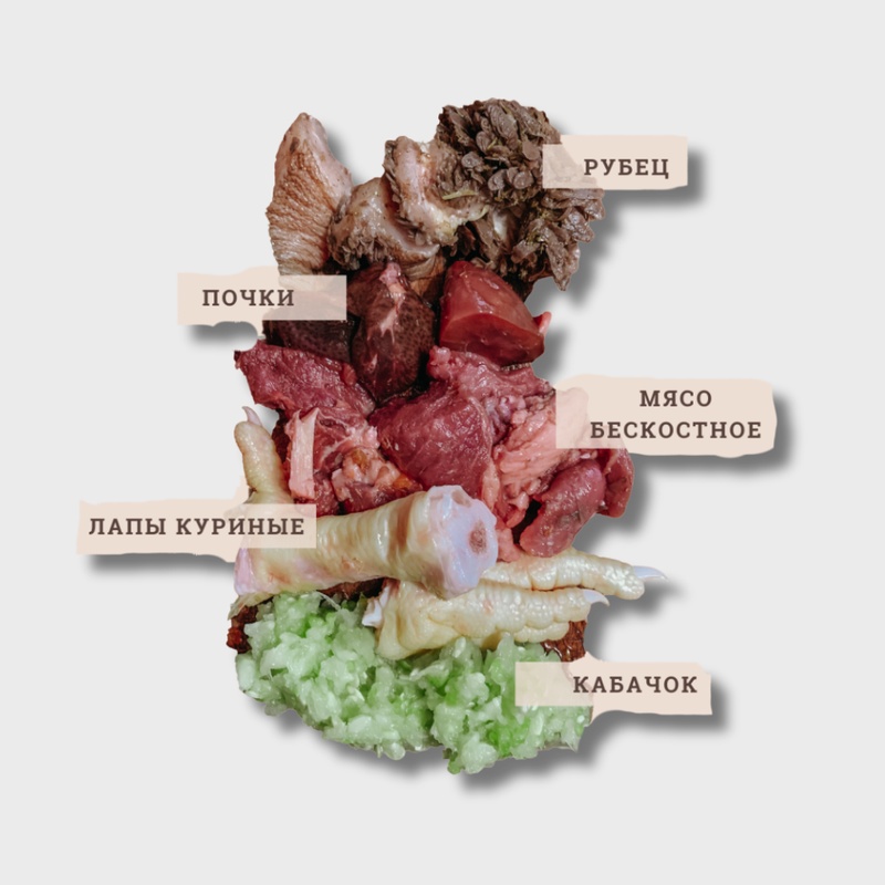 Рацион №1 Говядина + курица 400 г