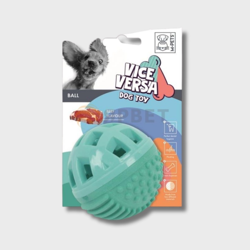 Мяч для собаки с запахом говядины M-PETS, диаметр 8 см